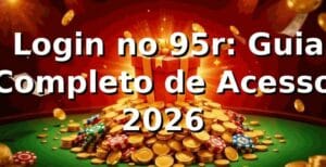 🔐 Login no 95r: Guia Completo de Acesso 2026
